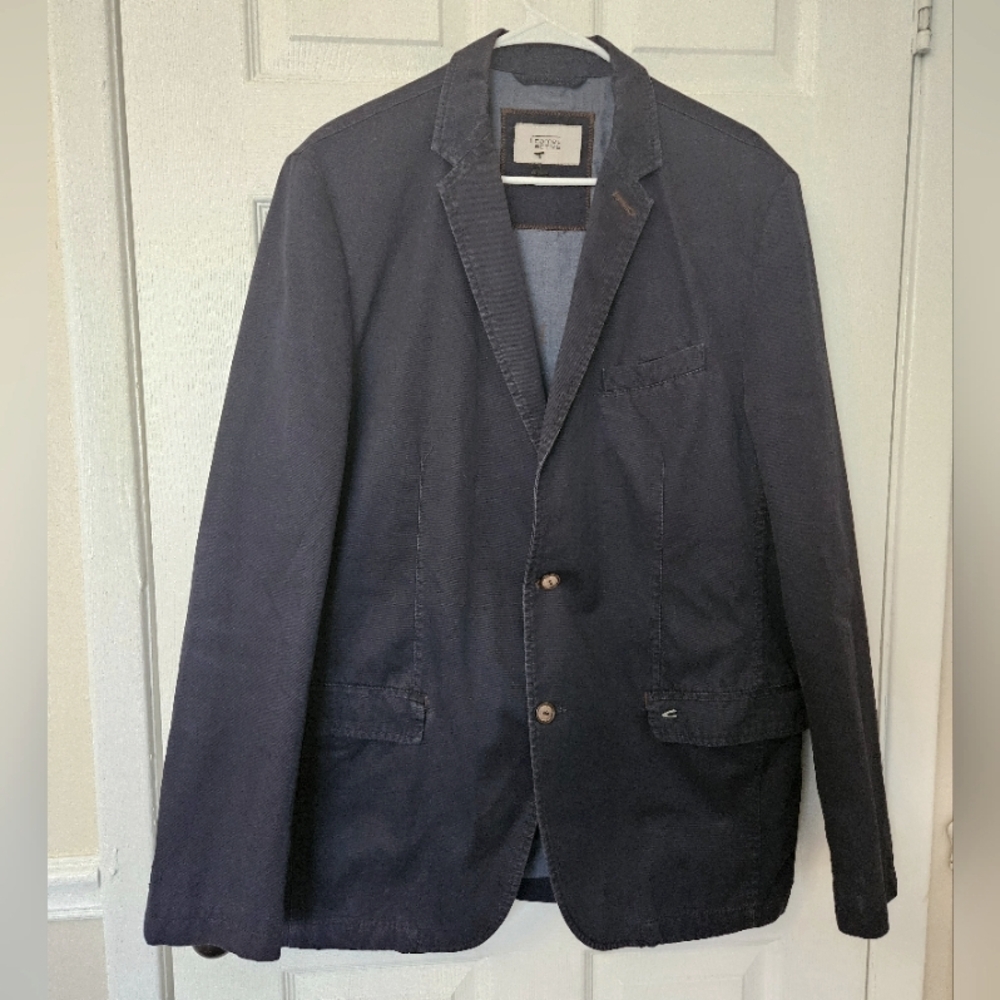 Camel Active Navy Blue Tailored Blazer. XL
